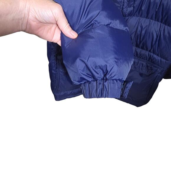 NWOT LL Bean Mountain Classic Down Parka Hooded Blue Downtek Puffer Mens XLarge - Picture 6 of 10